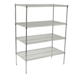 080-VCS2436 Chrome Wire Shelf Kit - 36"W x 24"D x 72"H