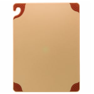 094-CBG182412BR Saf-T-Grip Cutting Board, 18 x 24 x 1/2 in, NSF, Brown