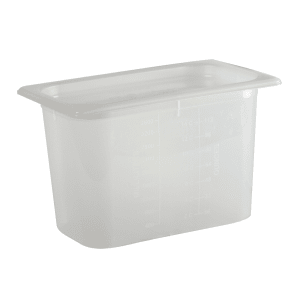 094-MP14 1/4 Size ModPan Food Pan w/ Lid - Stackable, Polypropylene, Clear