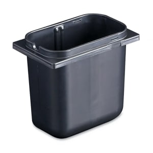 094-P9700BK Condiment Fountain Jar w/ 2 1/2 qt Capacity, Plastic, Black