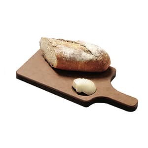 094-TC7503 Resin Bread Board, 8 1/2 x 6 1/2 x 3/4" w/ 4" Handle