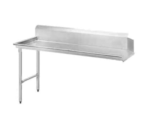 099-DTCS7036L 36" Straight Clean Dishtable, Left side Installation