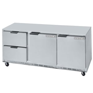 Beverage Air UCRD72A-2 21.5-cu ft Undercounter Refrigerator w/ (3) Sections, (2) Drawers &amp; (2) Doors, 115v