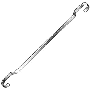 121-09900 Adapter Bar for Utility Box on Tubular Carts w/ 15 1/2" Shelf