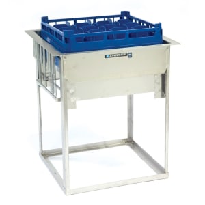 121-977 Drop-in Cup Glass Rack Dispenser w/ Self-Leveling, (14) 10" x 20" Trays
