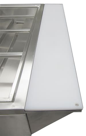 122-EST240PCB Poly Cutting Board and Stainless Steel Shelf for EST-240