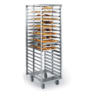 121-8900 20 3/4"W 20 Sheet Pan Rack w/ 3" Bottom Load Slides