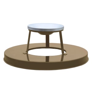 125-M3601ATLBN Trash Can Top Cigarette Receptacle - Decorative Finish
