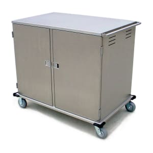 121-5628 2 Compartment Low Profile Enclosed Tray Truck for (28) 14 x 18" Trays
