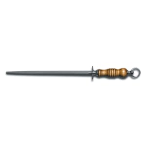 135-07231 14" Butcher Steel w/ Hardwood Handle, Carbon Steel