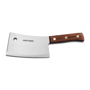 135-08220 7" Cleaver w/ Rosewood Handle, High Carbon Steel