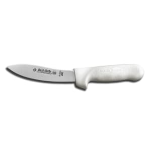 135-06143 SANI-SAFE® 5 1/4" Sheep Skinner w/ White Handle, Carbon Steel