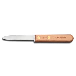 135-10700 3" Clam Knife w/ Beech Handle, Carbon Steel