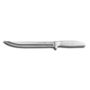 135-13553 SANI-SAFE® 8" Utility Slicer w/ Polypropylene White Handle, Carbon Steel