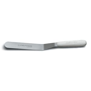 135-17633 SANI-SAFE® 10" Spatula w/ Polypropylene White Handle, Stainless Steel