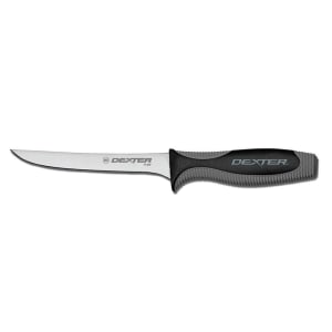 135-29003 6" Boning Knife w/ Soft Rubber Handle, Carbon Steel