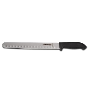 135-24283B 14" Slicer w/ Soft Black Rubber Handle, Carbon Steel