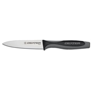 135-29473 3 1/2" Paring Knife w/ Soft Rubber Handle, Carbon Steel