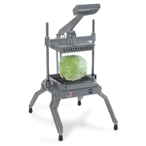 128-N556502 Angled Lettuce Cutter w/ 1" & 2" Piece for Romaine Lettuce, Scalloped Blades