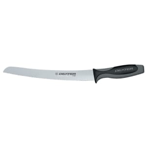 135-29333 10" Bread Knife w/ Soft Rubber Handle, Carbon Steel