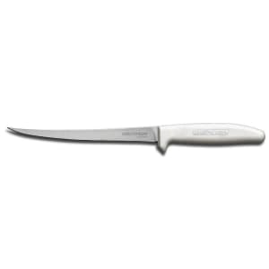 135-10613 SANI-SAFE® 7" Fillet Knife w/ Polypropylene White Handle, Carbon Steel