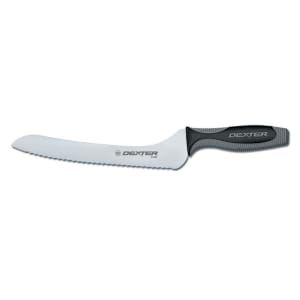 135-29323 9" Sandwich Knife w/ Soft Rubber Handle, Carbon Steel