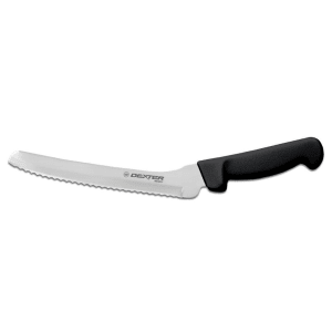 135-31606B 8" Sandwich Knife w/ Polypropylene Black Handle, Carbon Steel