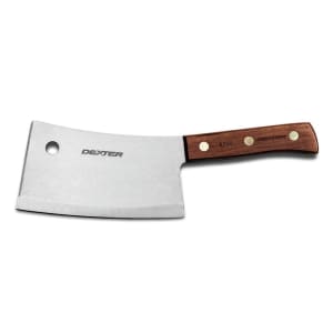 135-08240 9" Cleaver w/ Rosewood Handle, Stainless Steel