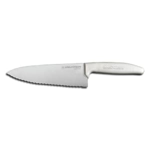 135-12613 SANI-SAFE® 6" Chef's Knife w/ Polypropylene White Handle, Carbon Steel