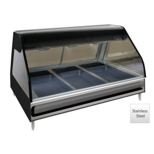 Commercial Food Warmer Case 6 pan hot food display RTR6