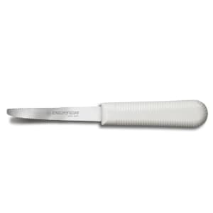 135-18153 SANI-SAFE® 3 1/4" Grapefruit Knife w/ Polypropylene White Handle, Carbon Steel