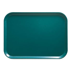 144-1014414 Fiberglass Camtray® Cafeteria Tray - 13 3/4"L x 10 5/8" W, Teal