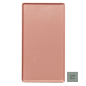 144-1220D107 Rectangular Dietary Tray - For Patient Feeding, 12" x 20", Pearl Gray
