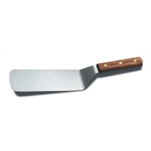 135-16170 8"x3" Grill Turner w/ Rosewood Handle, Stainless Steel