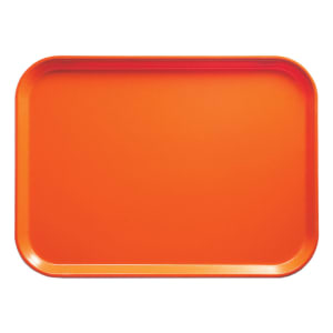 144-1520220 Fiberglass Camtray® Cafeteria Tray - 20 1/4"L x 15"W, Citrus Orange