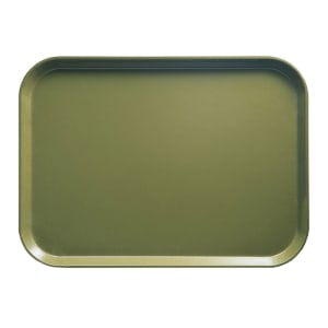 144-1622428 Fiberglass Camtray® Cafeteria Tray - 22"L x 16"W, Olive Green