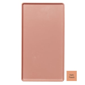 144-1220D117 Rectangular Dietary Tray - For Patient Feeding, 12" x 20", Dark Peach