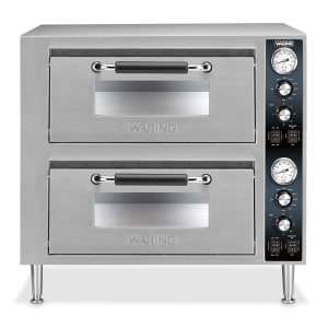 141-WPO750 Countertop Pizza Oven - Double Deck, 240v/1ph