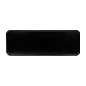144-1030MT110 Rectangular Market Display Tray - 10 7/16" x 30" x 3/4", Black