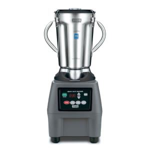 KitchenAid KSBC1B2CU Contour Silver 3 hp Commercial Blender with Enclosure  and 60 oz. Container - 120V