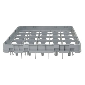 144-20E2151 Full Size Glass Rack Extender w/ (20) Compartments - Half Drop, Soft Gray