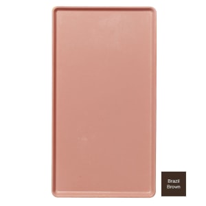 144-1220D116 Rectangular Dietary Tray - For Patient Feeding, 12" x 20", Brazil Brown