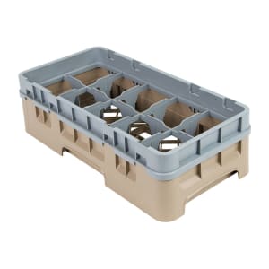 144-10HS318184 Camrack Glass Rack with Extender - 10 Compartments, Beige