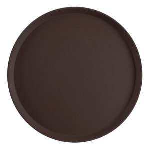 144-1100CT138 11" Camtread Round Serving Tray -  Fiberglass, Tavern Tan