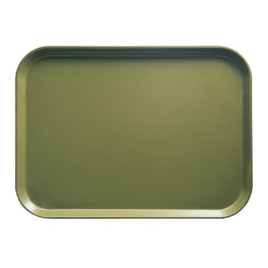 144-1520428 Fiberglass Camtray® Cafeteria Tray - 20 1/4"L x 15"W, Olive Green