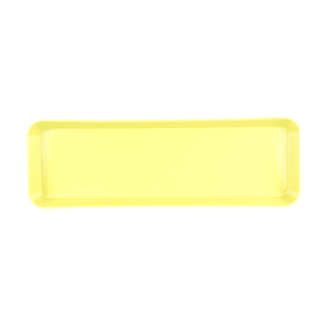 144-8262MT145 Rectangular Market Display Pan - 8 3/8" x 25 1/2" x 2", Yellow