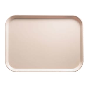 144-1014106 Fiberglass Camtray® Cafeteria Tray - 13 3/4"L x 10 3/5" W, Light Peach