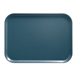 144-1014401 Fiberglass Camtray® Cafeteria Tray - 13 3/4"L x 10 5/8" W, Slate Blue