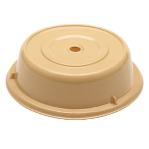 Cambro 9013CW133 10&quot; Round Camwear Plate Cover - 2 3/4&quot;H, Beige