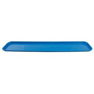 144-926MT142 Rectangular Market Display Tray - 9" x 25 9/16" x 1", Blue